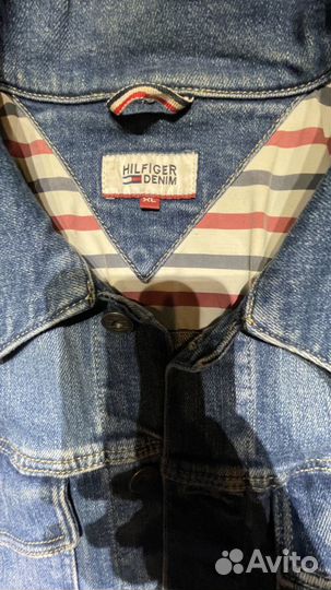 Джинсовая куртка мужская Tommy hilfiger