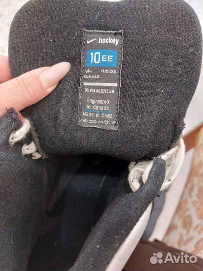 Коньки хоккейные, размер 44