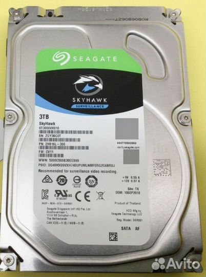 Новые ж\диски 1тб Seagate Exos 7E8, 2 тб WD Red