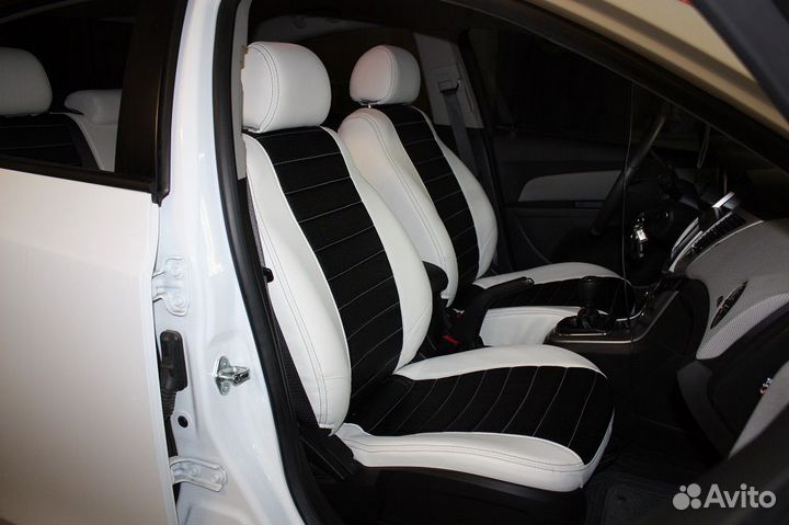 Чехлы Skoda Rapid, экокожа 