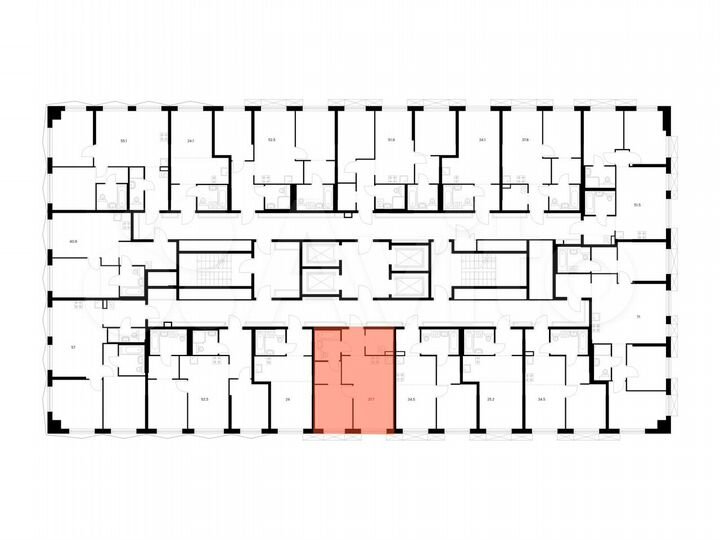 1-к. квартира, 37,7 м², 26/31 эт.