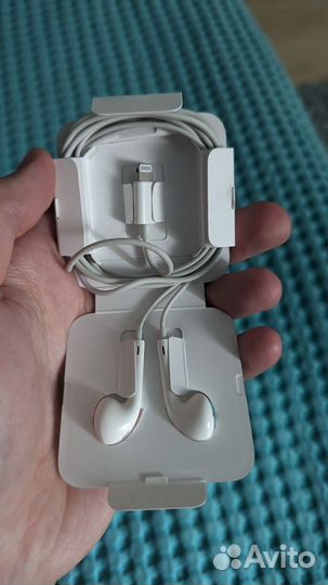 Оригинальные наушники Apple Earpods lightning