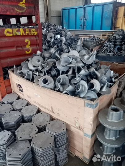 Производство литых наконечников для винтовых свай