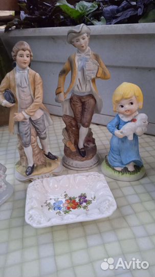 Статуэтки фигурки фарфор Capodimonte Италия винтаж