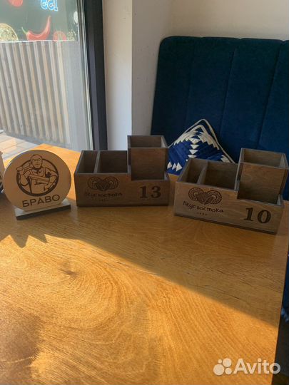 Салфетница из дерева