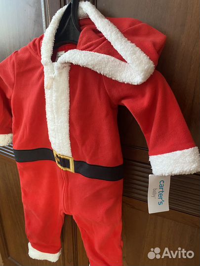 Новый Santa Carter’s Комбинезон / Костюм Санты 9M