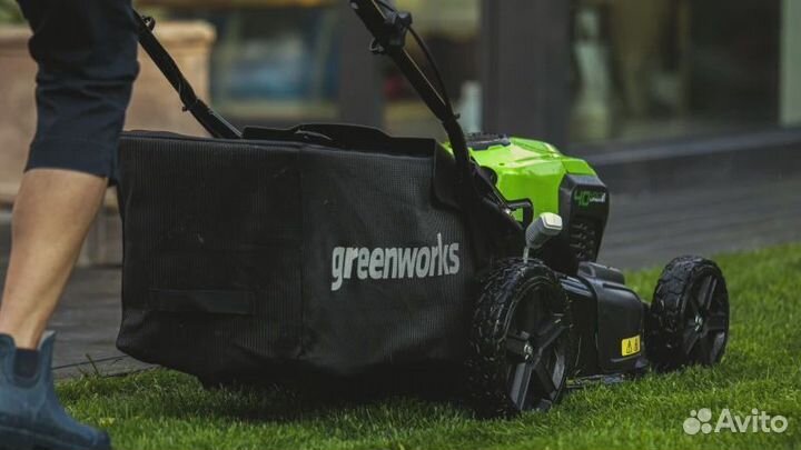 Газонокосилка аккумуляторная Greenworks 2506807, б