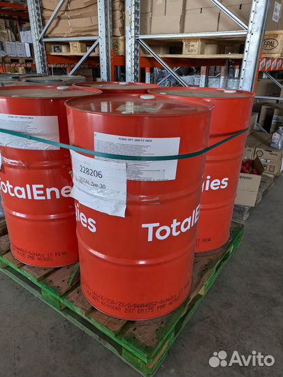 Масло моторное total rubia OPT. 3500 FE 5W30, 208л