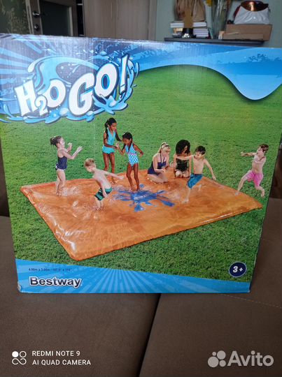 Bestway водяная площадка клякса 3 на 4метра