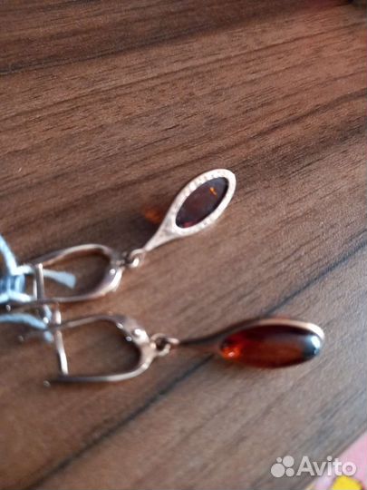 Серьги серебро 925