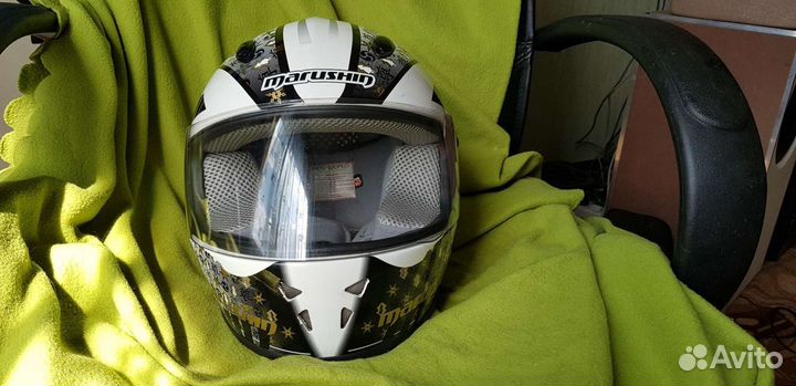 Шлем для мотоцикла Marushin 222 ET niark whit