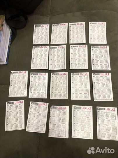 Набор карманных календарей Сройиздат 1984г СССР