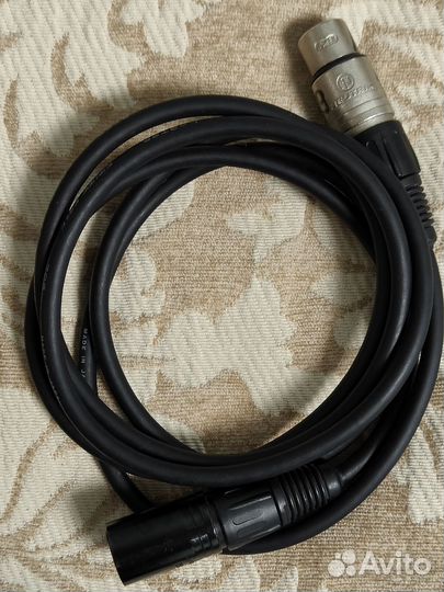 XLR XLR кабель klotz canare 2m, 3m