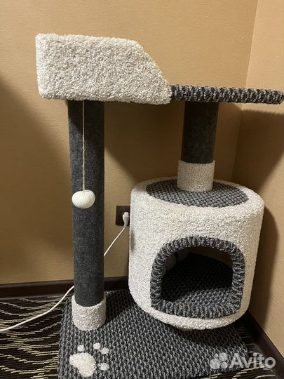 Домик для кошки с когтеточкой