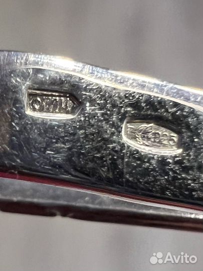 Зажим для галстука серебро