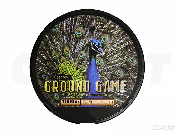 Леска Robinhan Ground Game Peacock 1000м