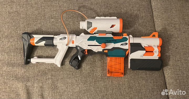 Nerf бластер modulus TRI-strike