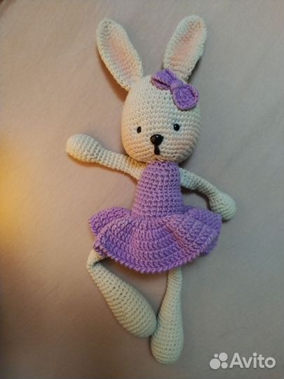 Мягкая игрушка заяц ручной работы