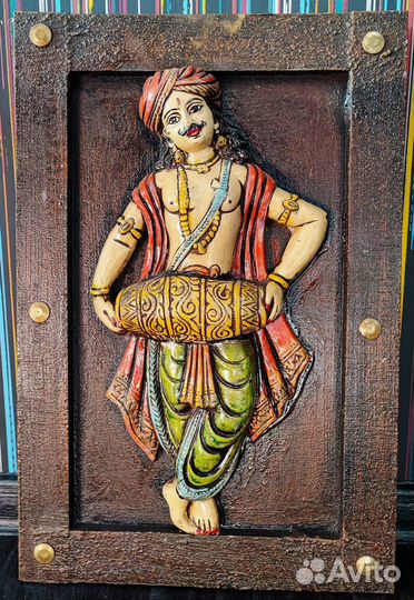 Интерьерная картина керамика дерево Индия