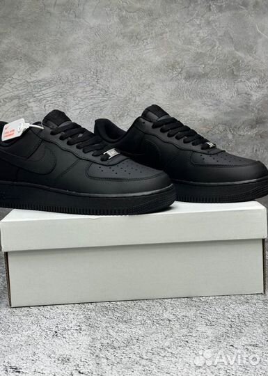 Кроссовки Nike Air Force 1 Supreme Black