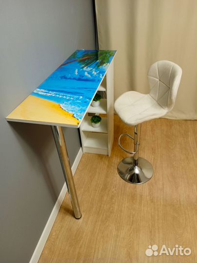 Барная стойка Райский пляж 120х40х112