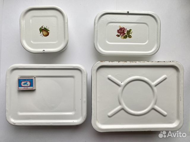 Поддон форма лоток металл эмалированный СССР