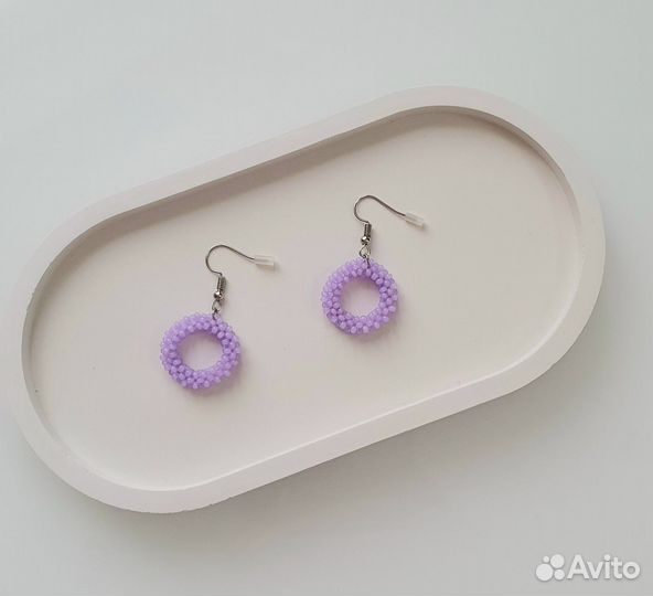 Брелок серьги из бисера