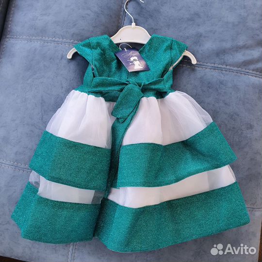 Нарядное платье для девочки 92