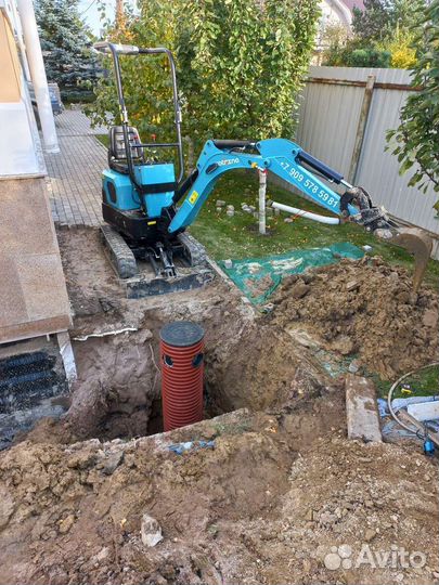 Услуги Мини-экскаватора