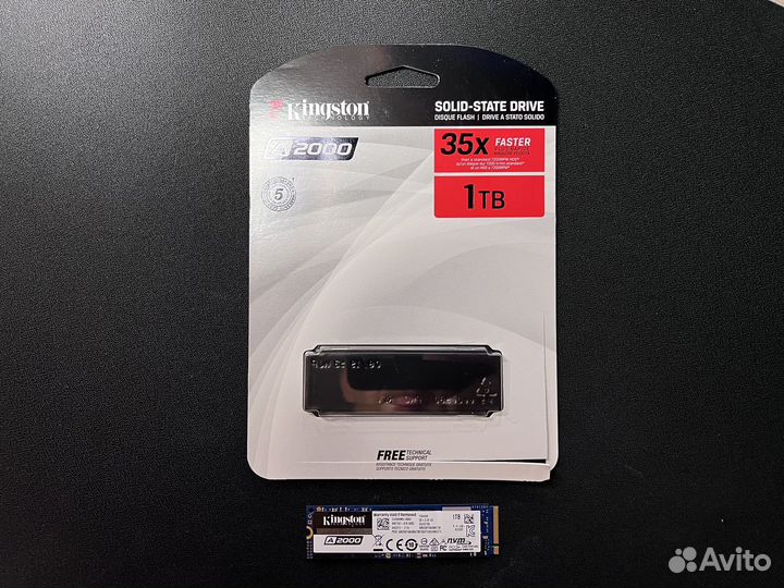 SSD M.2 накопитель Kingston A2000 1тб