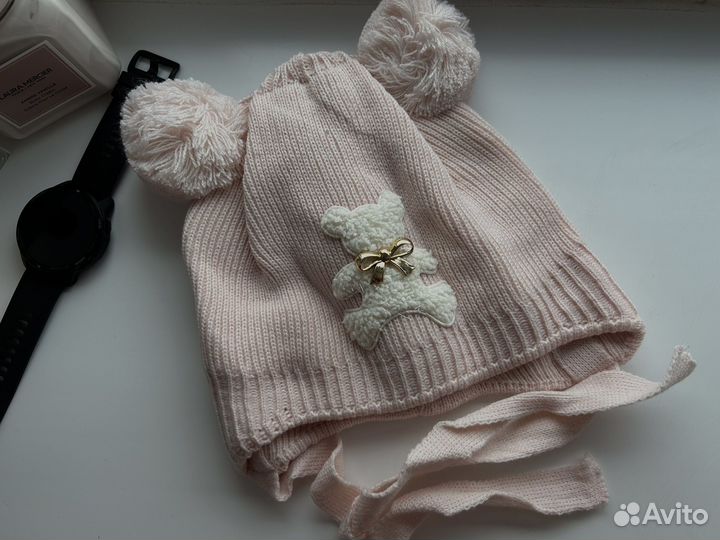 Шапка для девочки зимняя новая