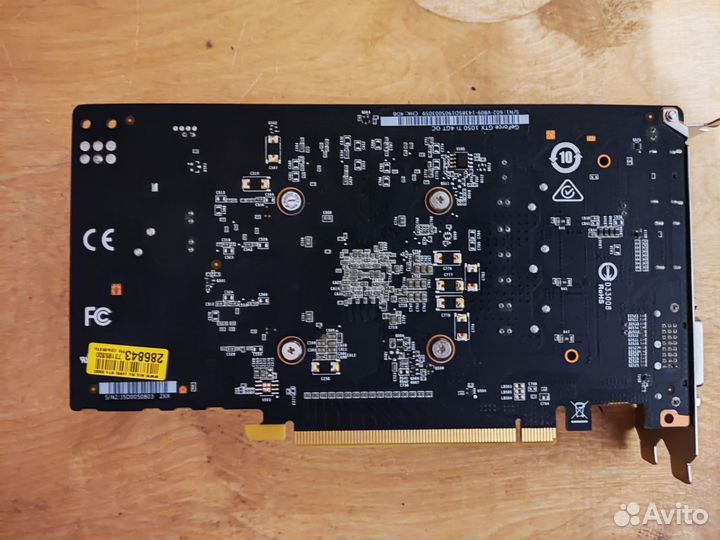 Видеокарта gtx 1050 ti 4gb msi