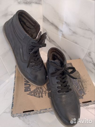 Ботинки мужские зимние 42 размер, натуральная кожа