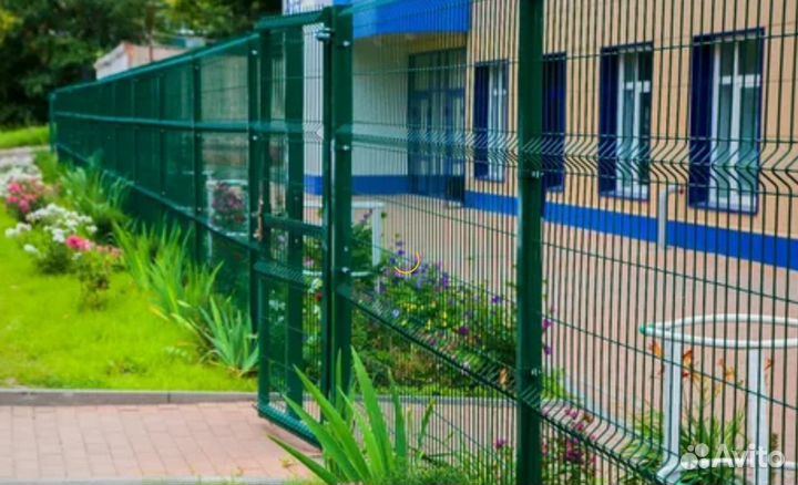 Забор из 3D сетки быстро