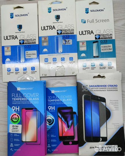 Чехлы и стекла на смартфон