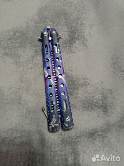 Нож бабочка расческа