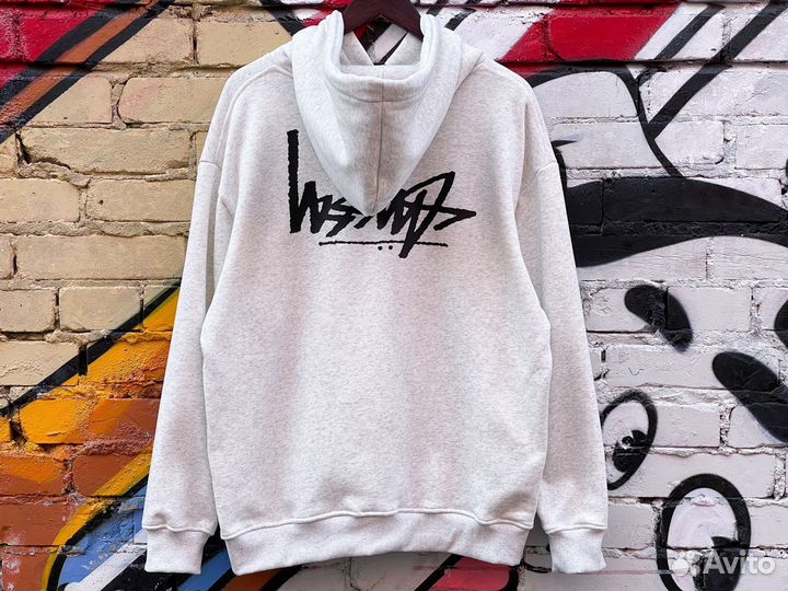 Худи Stussy Серый