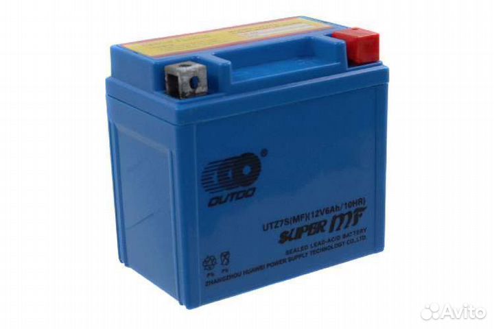 Аккумулятор 12В 6Ач outdo UTZ7S(MF) (аналог CT1207