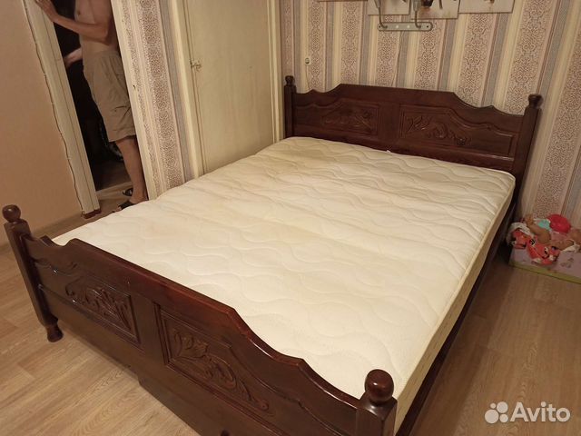 Кровать 160 сосна с матрасом купить в Нижнем Новгороде | Товары для ...