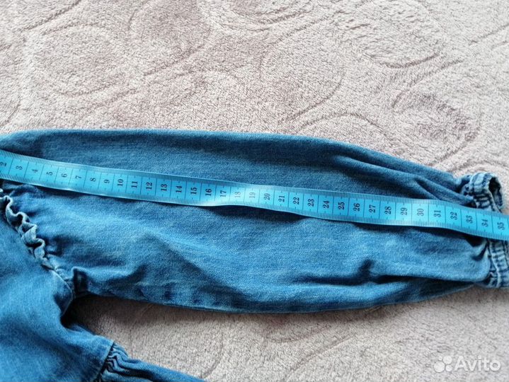 Детское джинсовое платье