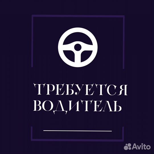 Водитель в компанию