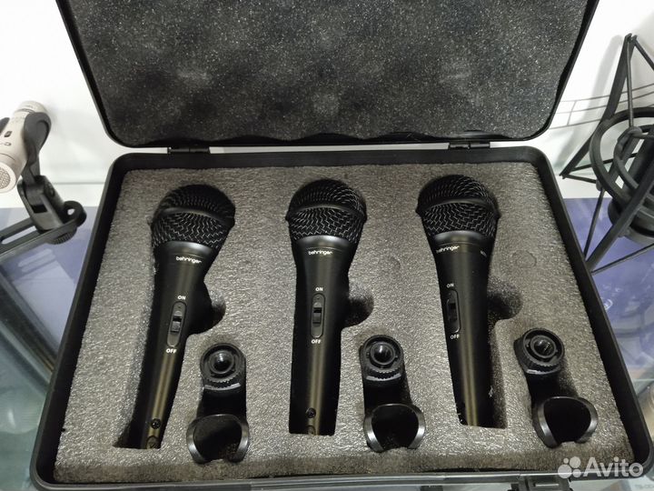 Микрофон Behringer XM1800S комплект 3 шт. новый