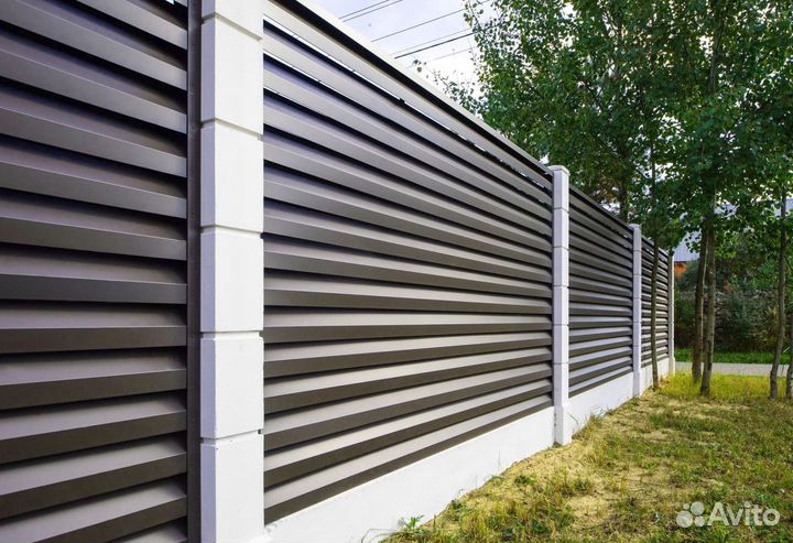 Заборы жалюзи с доставкой