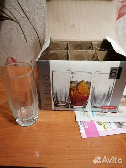 Стаканы высокие