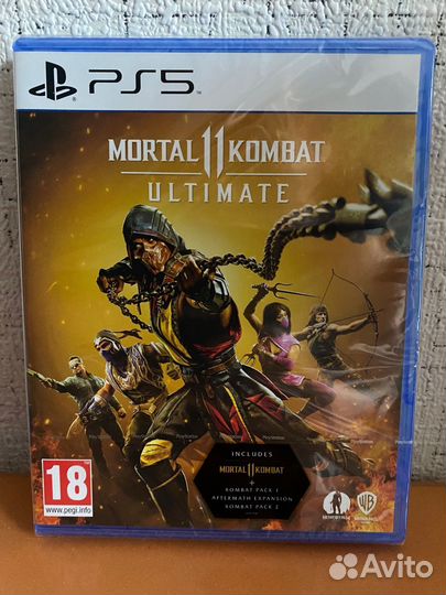 Mortal kombat 11 ultimate ps5 диск новый