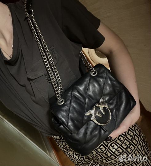 Сумка Pinko натуральная кожа