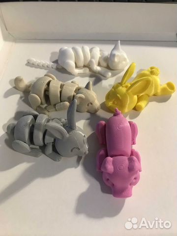 Игрушки3D черепаха ёжик удав омар лягушка лиса рак