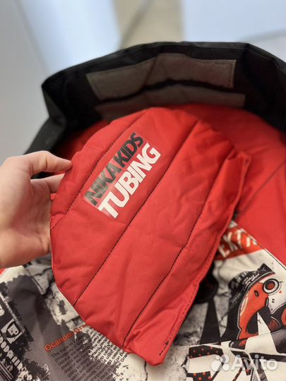 Тюбинг машинка Nika kids овальный тбм1 со спинкой