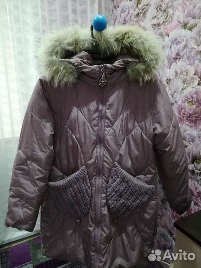 Пальто детское зимнее
