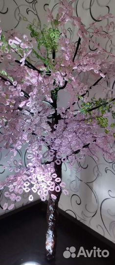 Сакура из бисера